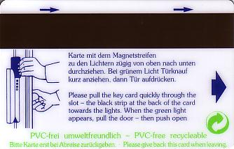 Hotel Keycard Maritim Hannover Germany Back