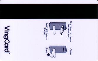 Hotel Keycard Maritim Heringsdorf Germany Back