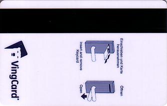 Hotel Keycard Maritim Heringsdorf Germany Back