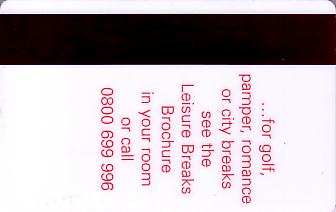Hotel Keycard Marriott Generic Back