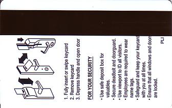 Hotel Keycard Marriott Generic Back