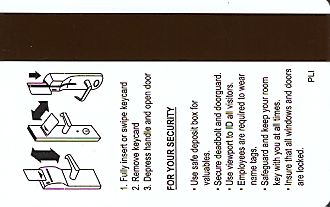 Hotel Keycard Marriott Generic Back