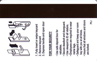 Hotel Keycard Marriott Generic Back