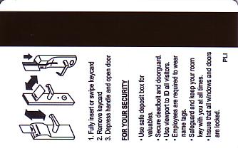 Hotel Keycard Marriott Generic Back