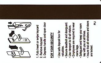 Hotel Keycard Marriott Generic Back