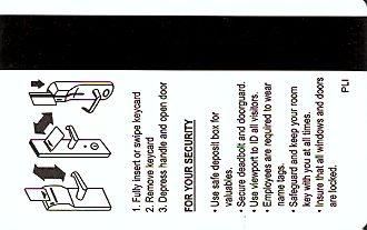 Hotel Keycard Marriott Generic Back