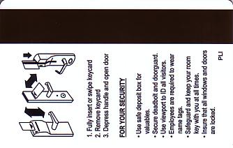 Hotel Keycard Marriott Generic Back