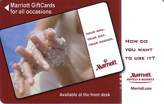 Hotel Keycard Marriott Generic Front