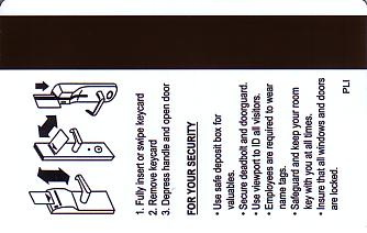 Hotel Keycard Marriott Generic Back