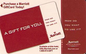 Hotel Keycard Marriott Generic Front