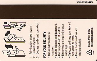 Hotel Keycard Marriott Generic Back