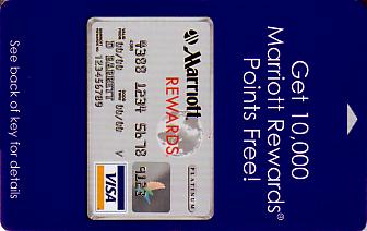 Hotel Keycard Marriott Generic Front