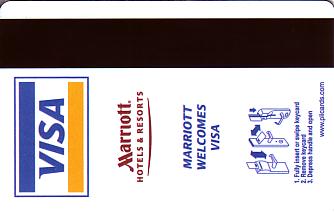 Hotel Keycard Marriott  Aruba Back