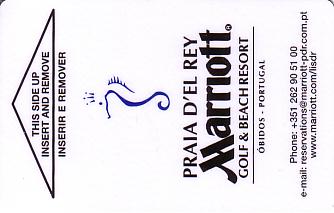 Hotel Keycard Marriott Obidos Portugal Front