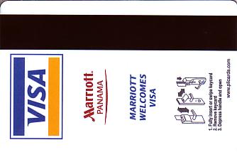 Hotel Keycard Marriott  Panama Back