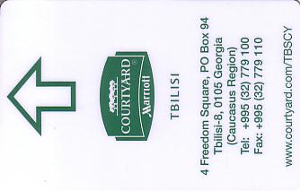 Hotel Keycard Marriott - Courtyard Tbilisi Georgia Front