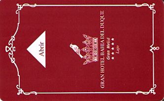 Hotel Keycard Sol Melia Generic Front