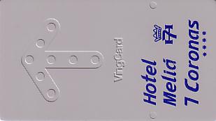Hotel Keycard Sol Melia Generic Front