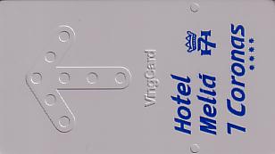 Hotel Keycard Sol Melia Generic Front