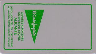 Hotel Keycard Sol Melia Alicante Spain Back