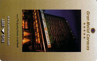 Hotel Keycard Sol Melia Caracas Venezuela Front
