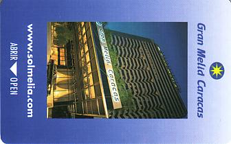 Hotel Keycard Sol Melia Caracas Venezuela Front