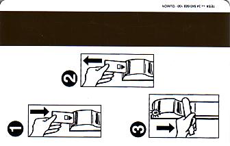 Hotel Keycard Sol Melia Colon Panama Back
