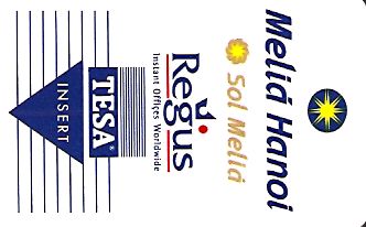 Hotel Keycard Sol Melia Hanoi Vietnam Front