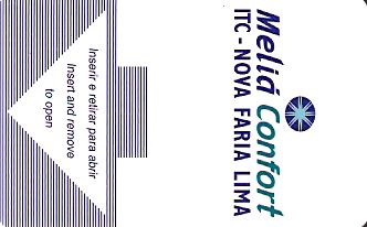 Hotel Keycard Sol Melia Lima Peru Front