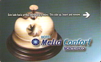 Hotel Keycard Sol Melia Montevideo Uruguay Front