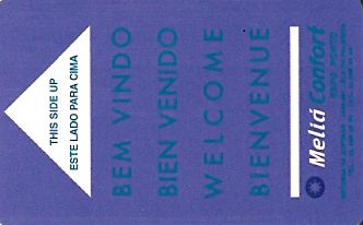 Hotel Keycard Sol Melia Porto Portugal Front