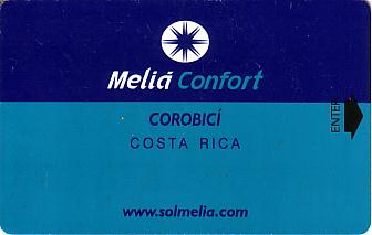 Hotel Keycard Sol Melia San Jose Costa Rica Front
