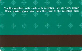 Hotel Keycard Mercure Generic Back