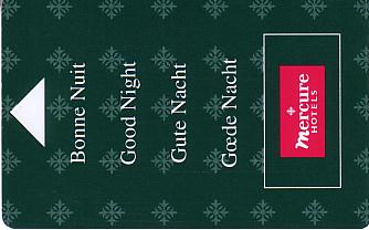 Hotel Keycard Mercure Generic Front