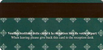 Hotel Keycard Mercure Generic Back