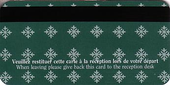 Hotel Keycard Mercure Generic Back