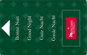 Hotel Keycard Mercure Generic Front