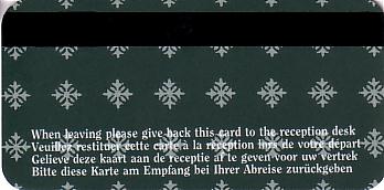 Hotel Keycard Mercure Generic Back