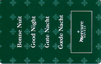 Hotel Keycard Mercure Generic Front