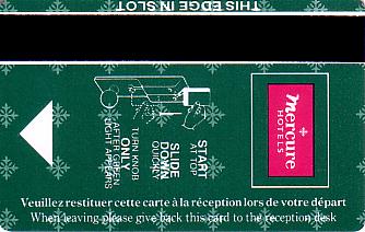 Hotel Keycard Mercure Generic Back