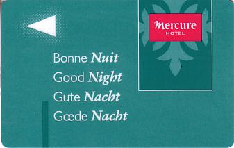 Hotel Keycard Mercure Generic Front