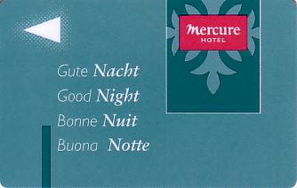 Hotel Keycard Mercure Generic Front