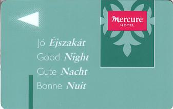 Hotel Keycard Mercure Generic Front