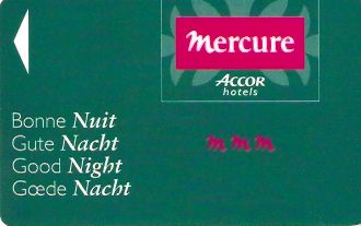 Hotel Keycard Mercure Generic Front