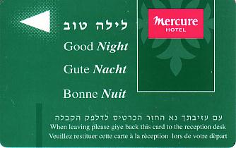Hotel Keycard Mercure Generic Front