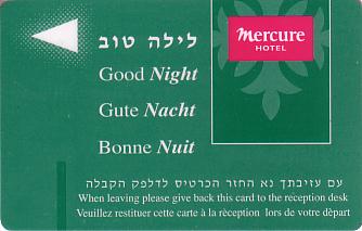 Hotel Keycard Mercure Generic Front