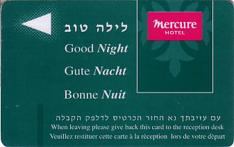 Hotel Keycard Mercure Generic Front