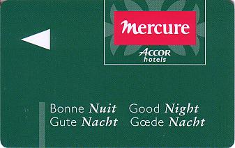 Hotel Keycard Mercure Generic Front