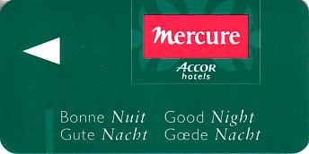 Hotel Keycard Mercure Generic Front