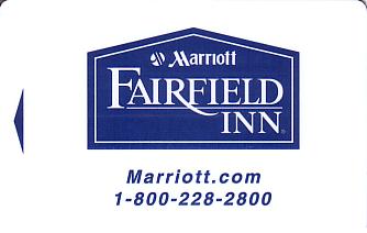 Hotel Keycard Marriott - Fairfield Inn & Suites Generic Front
